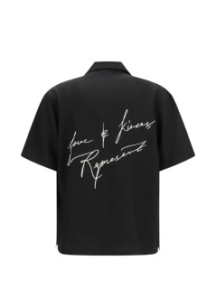 represent t-shirt manlove and kisses resort shirt - mlm101200 jet black
