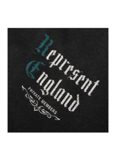 represent camiseta hombre private members t-shirt - mlm101231 stained black