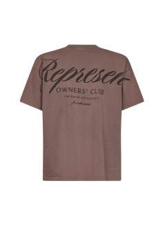 represent camiseta hombre represent owners club script t-shirt - ocm41201 truffle