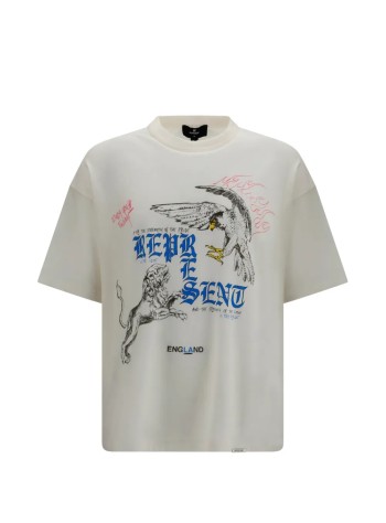 represent camiseta hombre enemy tee - mlm101188 flat white
