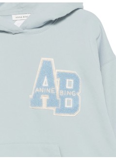 anine bing sudadera mujer harvey sweatshirt letterman - a0812313bel3 blue