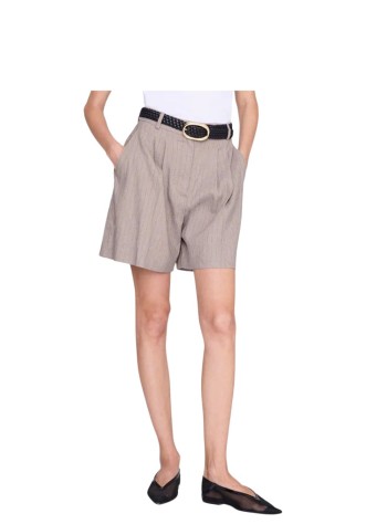 anine bing pantalon corto mujer brice short - a0312225str20 multi 2