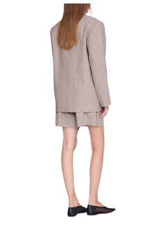 anine bing pantalon corto mujer brice short - a0312225str20 multi