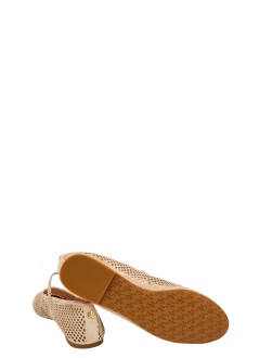 polo ralph lauren bailarina mujer jayna mj-flats-mary jane - 802p12019003 tan