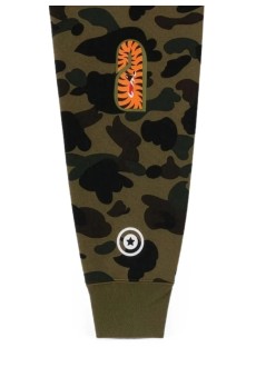bape sweater man1st camo shark crewneck sweatshirt m - 1l80113011 green