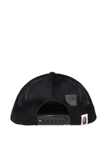 bape cap man1st camo college mesh cap m - 1l80180001 green 2