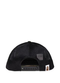 bape cap man1st camo college mesh cap m - 1l80180001 green