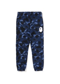 bape pant  mancolor camo sweat pants m - 1l80152005 navy