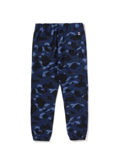 bape pant  mancolor camo sweat pants m - 1l80152005 navy