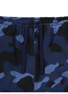 bape pant  mancolor camo sweat pants m - 1l80152005 navy
