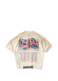 represent camiseta hombre dream on tour t-shirt - mlm100593 washed ecru