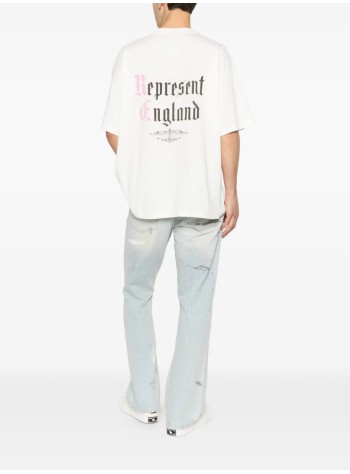 represent camiseta hombre private members t-shirt - mlm101231 flat white 2