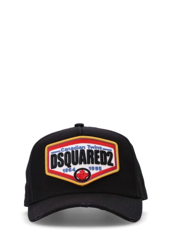 dsquared cap mandsquared2 logo baseball cap - bcm076305c00001 2124