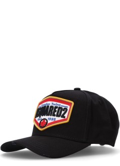 dsquared cap mandsquared2 logo baseball cap - bcm076305c00001 2124