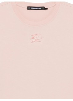 karl lagerfeld top mujer kl logo t-shirt - b3w17070 506