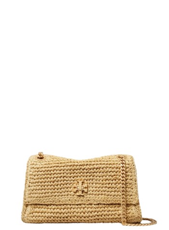 tory burch crossbody mujer kira turnlock straw mini bag - 184121254 254