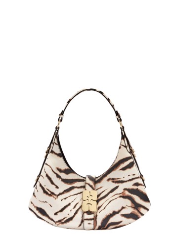 ganni handbag womankat small butter - c1040021 135