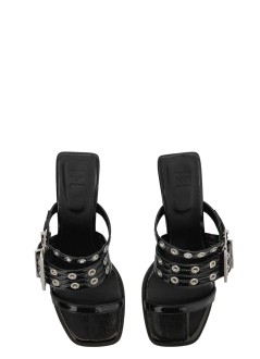 ganni sandal womanbuckle strap mule - d1030010 099