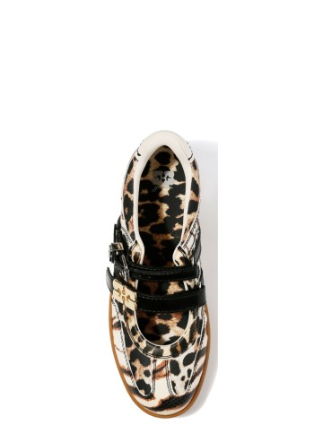 ganni sneaker womansue double babies mix animal - d1040003 135 2