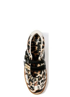 ganni sneaker womansue double babies mix animal - d1040003 135