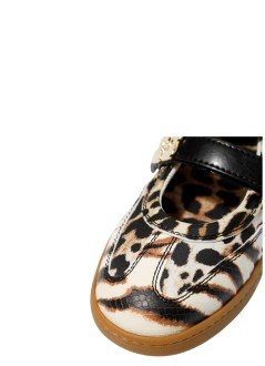 ganni sneaker womansue double babies mix animal - d1040003 135