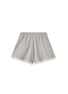 ganni short pant womanisoli shorts with ruffles - a1110069 920