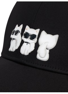 karl lagerfeld cap womanikon 3sides choupette cap - b3w33027 999