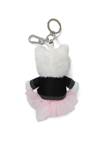 karl lagerfeld llaveros unisex ikon choup ruffle 3d keychain - b3w50013 100 2
