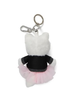 karl lagerfeld llaveros unisex ikon choup ruffle 3d keychain - b3w50013 100