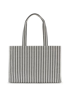 anine bing handbag mujer lara tote - a1312230str21 white black