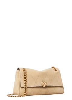 tory burch crossbody mujer charlie quilted suede small shoulder bag - 183355251 251
