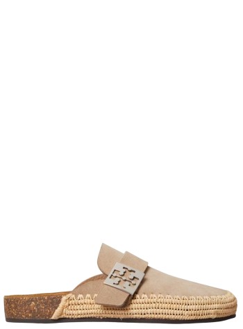 tory burch zueco mujer mellow raffia mule - 182361256 256