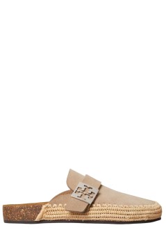 tory burch zueco mujer mellow raffia mule - 182361256 256