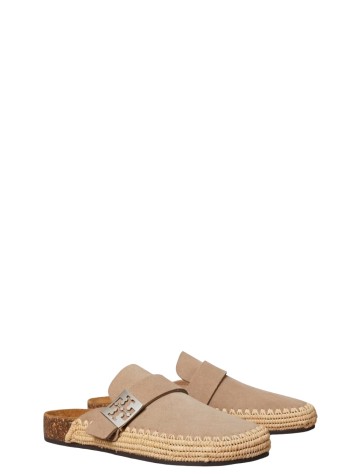 tory burch zueco mujer mellow raffia mule - 182361256 256 2