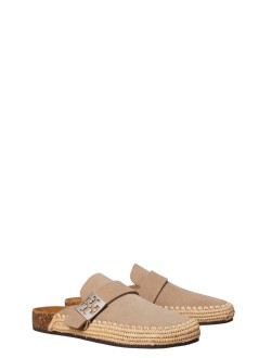 tory burch zueco mujer mellow raffia mule - 182361256 256