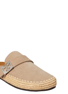 tory burch zueco mujer mellow raffia mule - 182361256 256