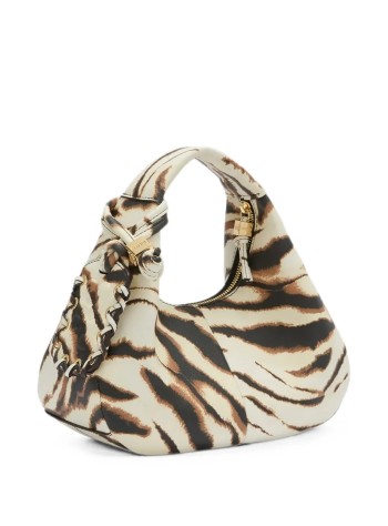 ganni crossbody womanhobo mini zebra - c1040013 135 2