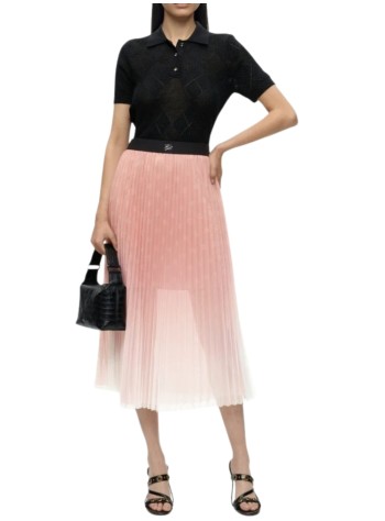 karl lagerfeld skirt womanpleated mesh skirt - b3w12005 c17 2