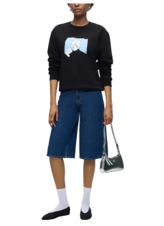 karl lagerfeld sweater womanportrait relaxed sweatshirt - b3w20034 999