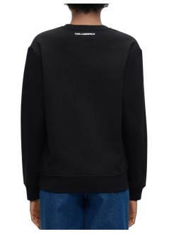 karl lagerfeld sweater womanportrait relaxed sweatshirt - b3w20034 999