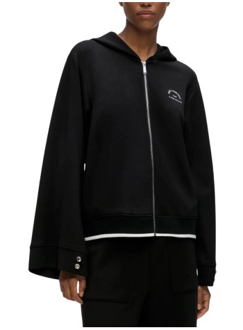 karl lagerfeld sweater womanrsg zip hoodie - b3w20037 999 2