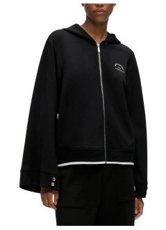 karl lagerfeld sweater womanrsg zip hoodie - b3w20037 999