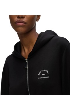 karl lagerfeld sweater womanrsg zip hoodie - b3w20037 999