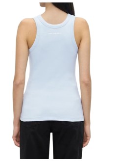 karl lagerfeld top womanikon ribbed tank top - b2w17099 1kz