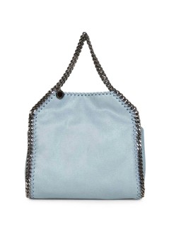 stella mccartney crossbody mujer falabella mini bag eco shaggy deer w/ruthenium chain - 371223w9132 4449