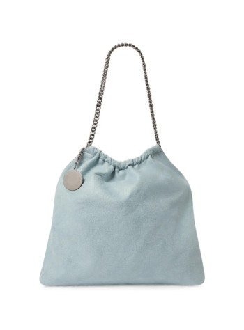 stella mccartney handbag mujer falabella medium drawstring eco shaggy deer w/ruthenium cha - 7b0180w9132 4449