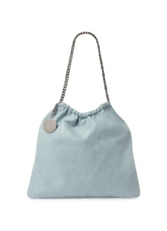 stella mccartney handbag mujer falabella medium drawstring eco shaggy deer w/ruthenium cha - 7b0180w9132 4449