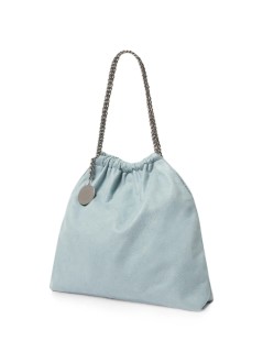 stella mccartney handbag mujer falabella medium drawstring eco shaggy deer w/ruthenium cha - 7b0180w9132 4449