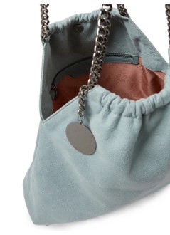 stella mccartney handbag mujer falabella medium drawstring eco shaggy deer w/ruthenium cha - 7b0180w9132 4449