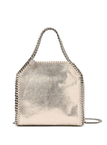 stella mccartney crossbody womanfalabella mini bag eco shiny dotted chamois w/palladium col - 371223wp0301 5910